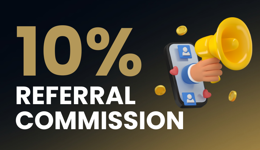Jumbo Winning referral program, earn 10% commission, online lottery.